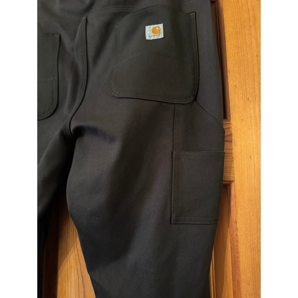 Carhartt Force Utility Leggings L Black High Rise Work Pants Gorpcore - Picture 6 of 9